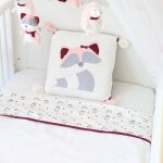 Coussin chambre b�b� blanc