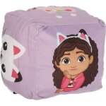 Coussin cube gabby polyester violet