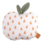 Coussin d�co pomme en coton - botanica blanc