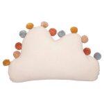 Coussin enfant nuage - arlequin multicolore