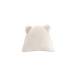 Coussin enfant ours cream white