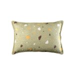 Coussin enfant rectangle design terrazzo terrazzo moss