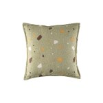 Coussin enfant rectangle design terrazzo terrazzo moss