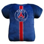 Coussin en forme de maillot, psg hechter bleu