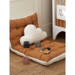 Coussin nuage en sherpa ecru