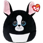 Coussin peluche tink dog squish - a - boo noir
