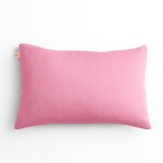 Coussin rectangle en coton bio rose Coussin rectangle en coton bio rose