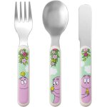Couverts d'apprentissage barbapapa rose