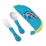 Couverts enfant avec �tui bleu