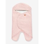 Couverture babynomade double polaire dusty rose