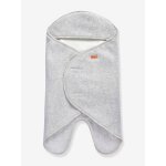 Couverture babynomade double polaire heather grey