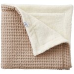 Couverture beige, blanc