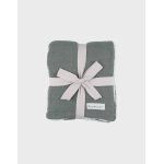 Couverture en coton bio 75x100cm vert