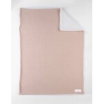 Couverture en coton biosherpa rose