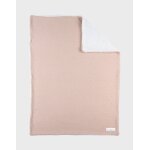 Couverture en coton biosherpa rose
