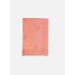 Couverture en coton bouton de rose