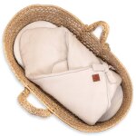 Couverture d'emmaillotage en gaze de coton jeanne beige