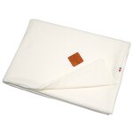 Couverture t en coton nid d'abeille cru