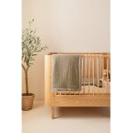 Couverture en gaze coton bio 75x100 vert
