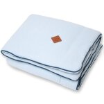 Couverture en gaze de coton jeanne bleu