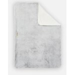 Couverture en groloudoux gris