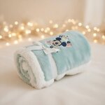 Couverture mickey polyester vert