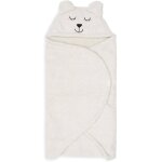 Couverture nomade bunny sable, noir