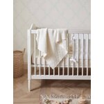 Couverture pure laine extra douce ivoire