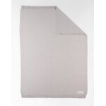 Couverture en tricot bio 75x beige