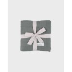 Couverture en tricot bio 75x100cm vert