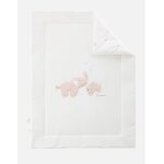 Couverture en veloudoux� - bali et moka blanc
