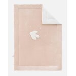 Couverture veloudoux� - colombe beige