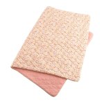 Couvre lit en coton - esmee rose