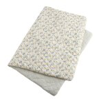 Couvre lit en coton - promenons nous vert tilleul