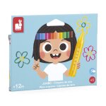 Crayons de cire x12 - colo multicolore Crayons de cire x12 - colo multicolore