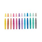 Crayons de couleur en gel m�talliques 12 teintes brillantes � effet aquarelle multicolor