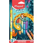 Crayons de couleurs maxi jungle fever multicolore
