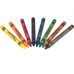 Crayons de couleur pour textiles multicolore