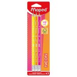Crayons graphite hb2 n�on neon