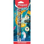 Crayons � papier hb avec guide - doigt vert