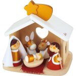 Crèche de noël beige Crèche de noël beige