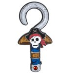 Crochet de pirate du capitaine skully gris