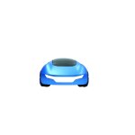 Crosslander phantom - voiture radiocommand�e rechargeable et programmable bleu