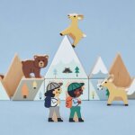 Cubes en bois fsc la vallee blanche, 36 pcs multicolore Cubes en bois fsc la vallee blanche, 36 pcs multicolore