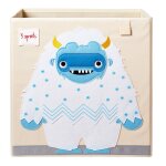 Cube de rangement y�ti blanc