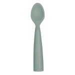 Cuillère bébé en silicone vert amande Cuillère bébé en silicone vert amande