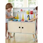 Cuisine �quip�e - meuble bas 2 en 1 blanc