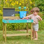Cuisine d'ext�rieur bluey bois fsc� marron - bleu - noir