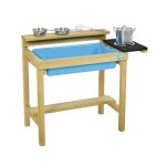 Cuisine ext�rieure premier �ge early fun bois fsc� marron - bleu - noir