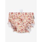 Culotte de bain b�b� motif fleuri avec volants, protection uv et insert couche sterntaler corail